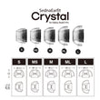 Load image into Gallery viewer, SednaEarfit Crystal for Buds 3 Pro Standard Smoky black